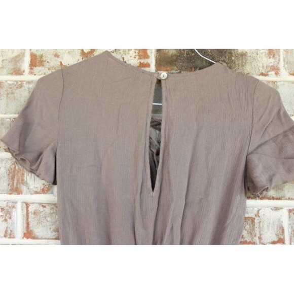 SMYM Williamsburg Caged Romper in Dune Cloud XS - Picture 6 of 8